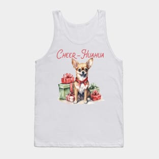 Chihuahua dog Christmas gift Tank Top